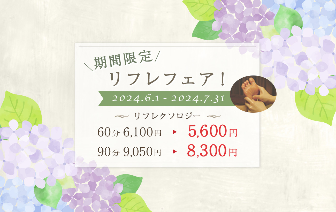 期間限定リフレフェア！